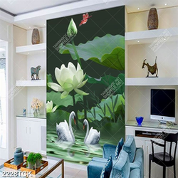 Tranh psd hoa sen trắng trong hồ thiên nga về đêm Tranh psd hoa sen trắng trong hồ thiên nga về đêm