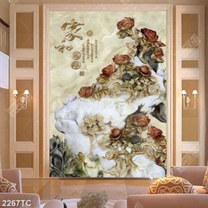 Tranh giả ngọc hoa hồng