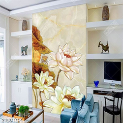 Tranh hồ hoa sen hồng và đàn cá chép nhiều màu psd Tranh hồ hoa sen hồng và đàn cá chép nhiều màu psd