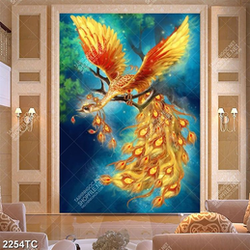 Tranh chim phượng hoàng chất lượng cao