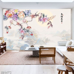 Tranh hoa dán tường đẹp