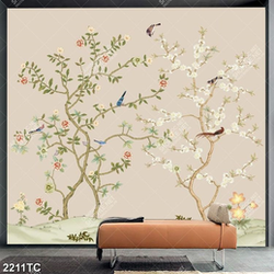 Tranh dán tường hoa