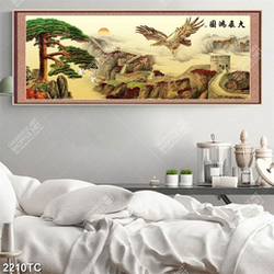 Tranh phong cảnh thác nước vạn lý trường thành