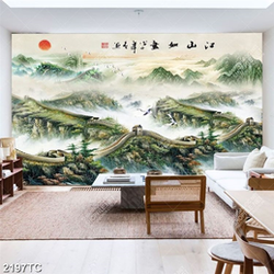 Tranh sơn dầu vạn lý trường thành