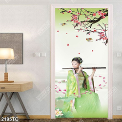 Tranh thiếu nữ thổi sáo