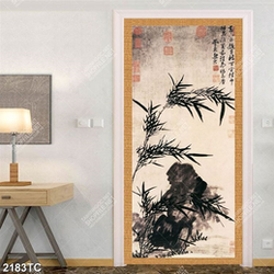 Tranh thư pháp cây trúc