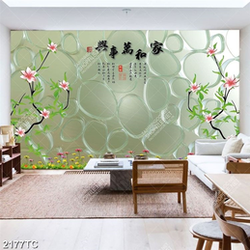 Tranh 3D hoa dán tường đẹp