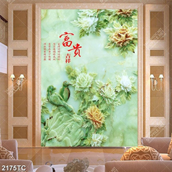 Tranh chim uyên ương và hoa mẫu đơn