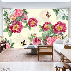 Tranh hoa hồng dán tường đẹp