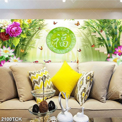 Tranh thêu hoa sen cá chép vàng bên đàn bướm xinh