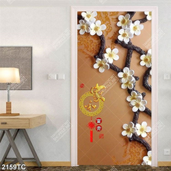 Tranh 3D hoa mai điêu khắc