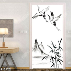 Tranh thư pháp chim Hạc