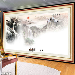 Tranh sơn dầu thác nước chất lượng cao