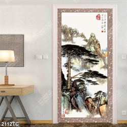 Tranh sơn dầu cây tùng