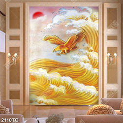 Tranh tài lộc đại bàng lướt sóng