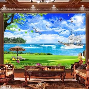 Tranh phong cảnh biển in uv đẹp nhất