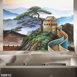 Tranh sơn dầu vạn lý trường thành