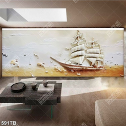 Tranh 3D trang trí nội thất file psd