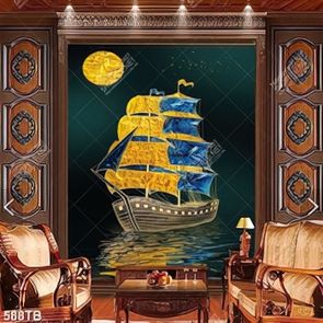 Tranh ghép decor tường chiếc thuyền đẹp nhất