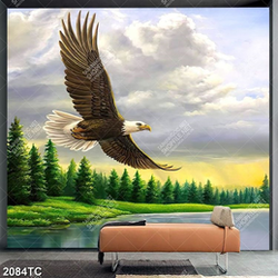 Tranh sơn dầu chim đại bàng