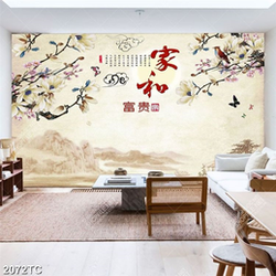 Tranh dán tường hoa mộc lan