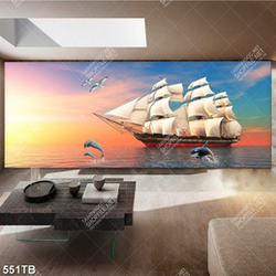 Tranh bình minh trên biển đẹp nhất