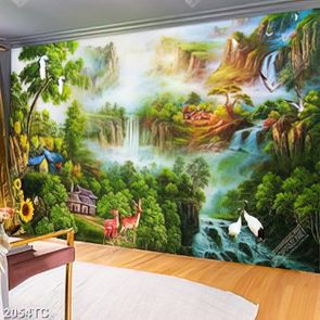 Tranh sơn dầu phong cảnh châu âu