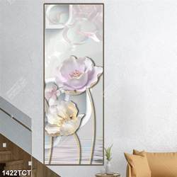 Tranh lụa 3D hoa tulip