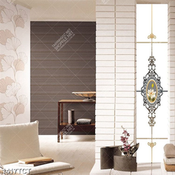 Tranh hoa sen in cửa khổ dọc