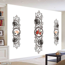 Tranh họa tiết hoa văn in tủ