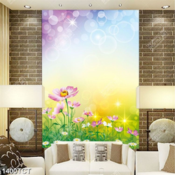 Tranh hoa nền màu in tủ đẹp