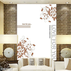 Tranh hoa văn hoa in tủ