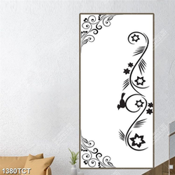 Tranh hoa văn in kính