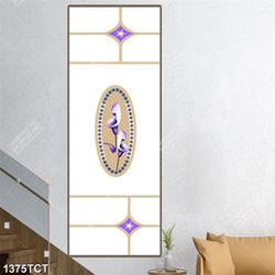 Tranh hoa rum in gạch