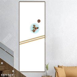 Tranh chú chó in kính