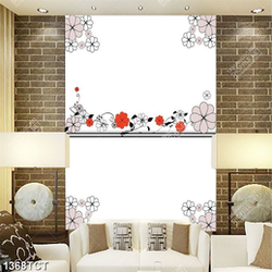 Tranh hoa văn hoa in tủ