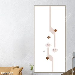 Tranh hoa văn in kính