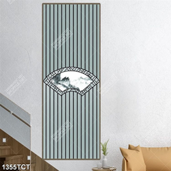 Tranh họa tiết phong cảnh quạt