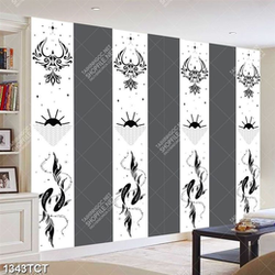 Tranh cá và hoa văn in tủ kích thước lớn