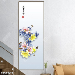 Tranh cành hoa mẫu đơn