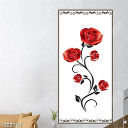 Tranh hoa hồng và hoa văn