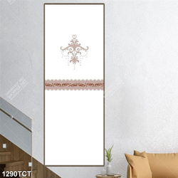 Tranh hoa văn trang trí in cửa