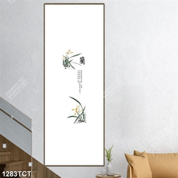 Tranh thư pháp hoa địa lan