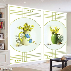 Tranh bình hoa in tủ kích thước lớn