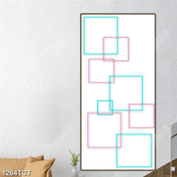 Tranh hoa văn ô vuông