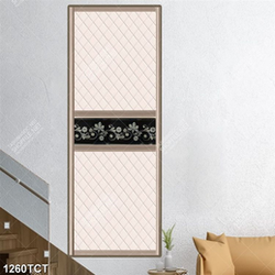 Tranh hoa văn in cửa kính và gạch