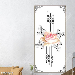 Tranh hoa hồng và họa tiết hoa văn