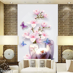 Tranh bình hoa mộc lan