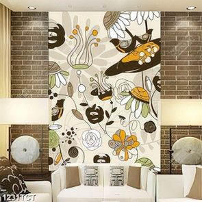 Tranh hoa văn in tủ kích thước lớn