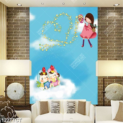 Tranh in cửa tủ cho bé